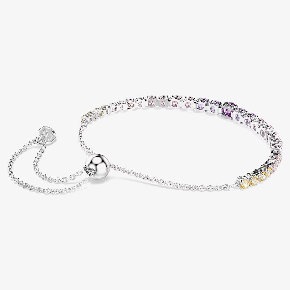 Swarovski Matrix Rhodium Plated Multicolour Crystal Bracelet 5751197
