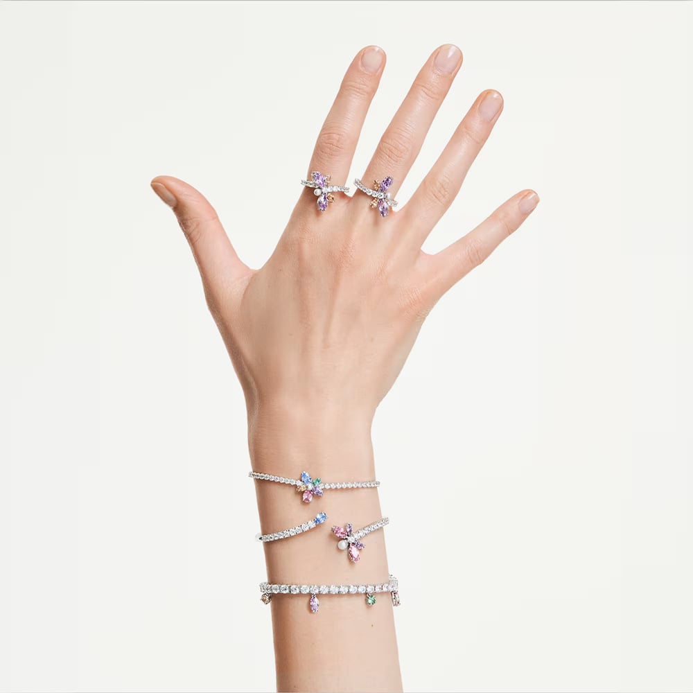 Swarovski Ariana Grande x Swarovski Crystal Flower Sliding Bracelet 5749187