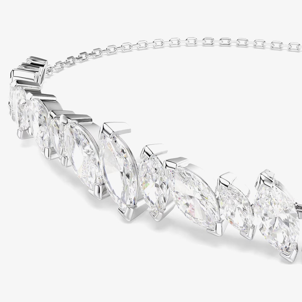 Swarovski Mesmera Rhodium Plated Marquise Cut Bracelet 5748650