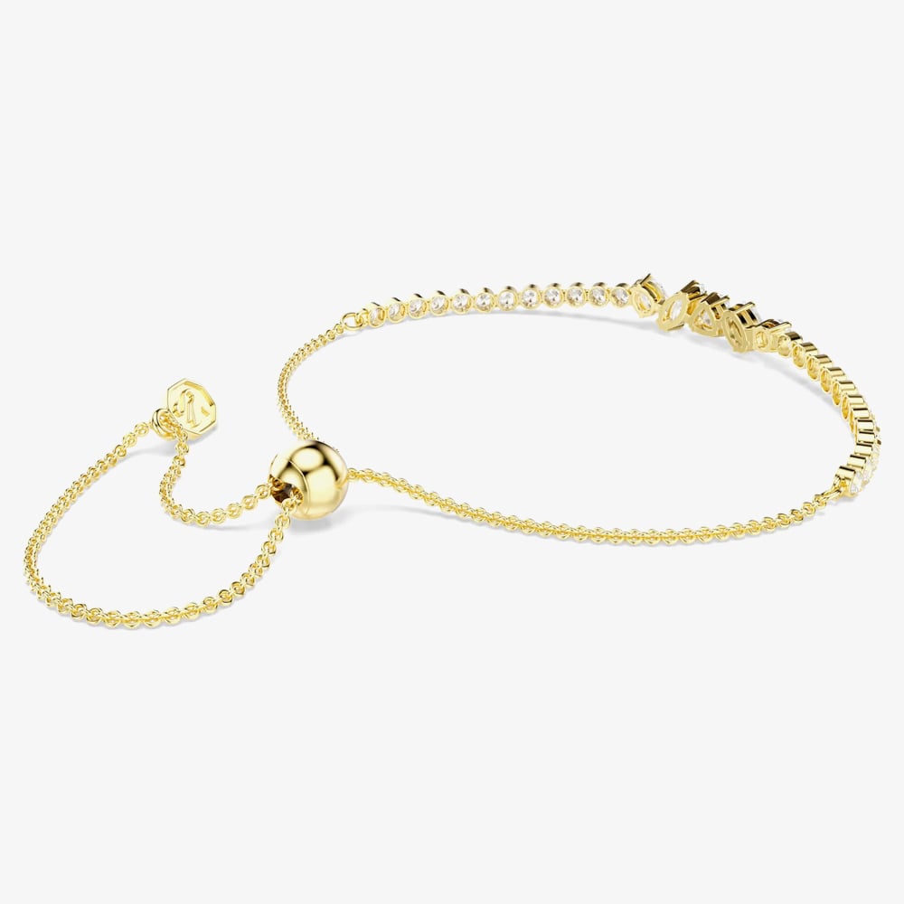 Swarovski Mesmera 18ct Yellow Gold Plated Multi Cut Bracelet 5747939