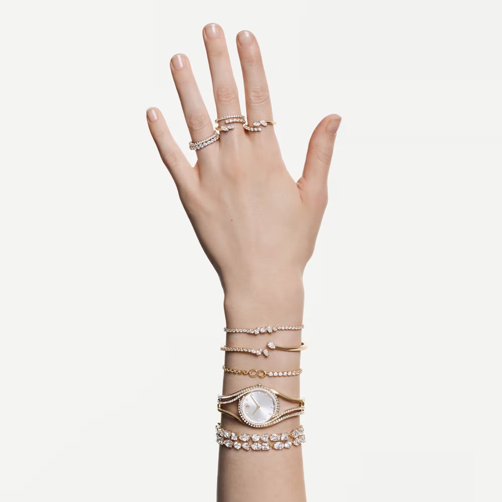 Swarovski Mesmera 18ct Yellow Gold Plated Multi Cut Bracelet 5747939