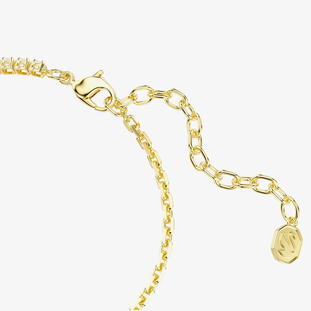 Swarovski Matrix 18ct Yellow Gold Plated Half Tennis Bracelet 5753925