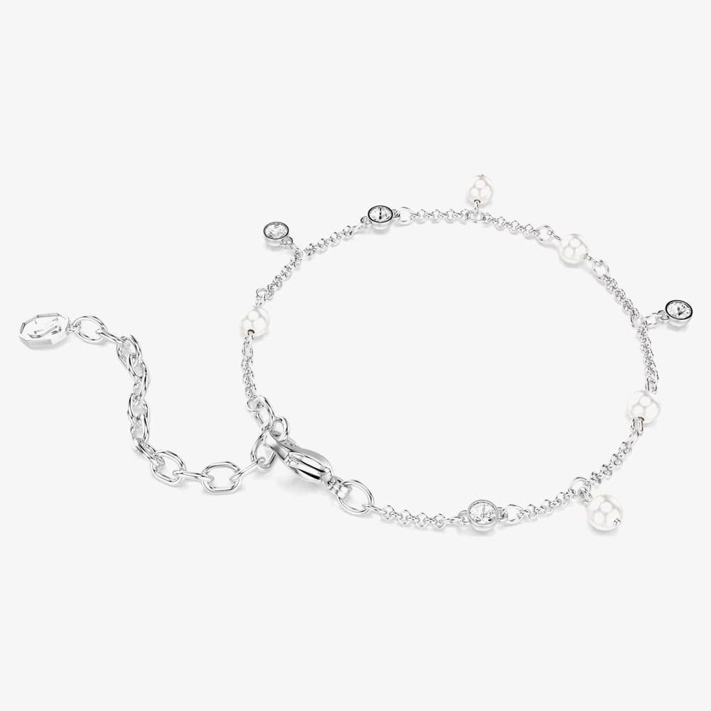 Swarovski Imber Rhodium Plated Crystal Pearl Bracelet 5754242