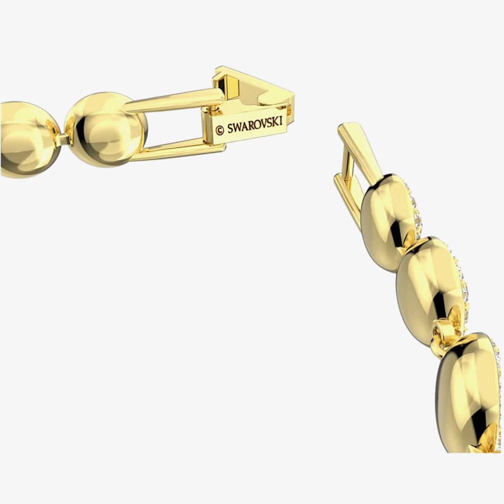 Swarovski Angelic Clear Crystal Pave Gold Tone Bracelet 5505469