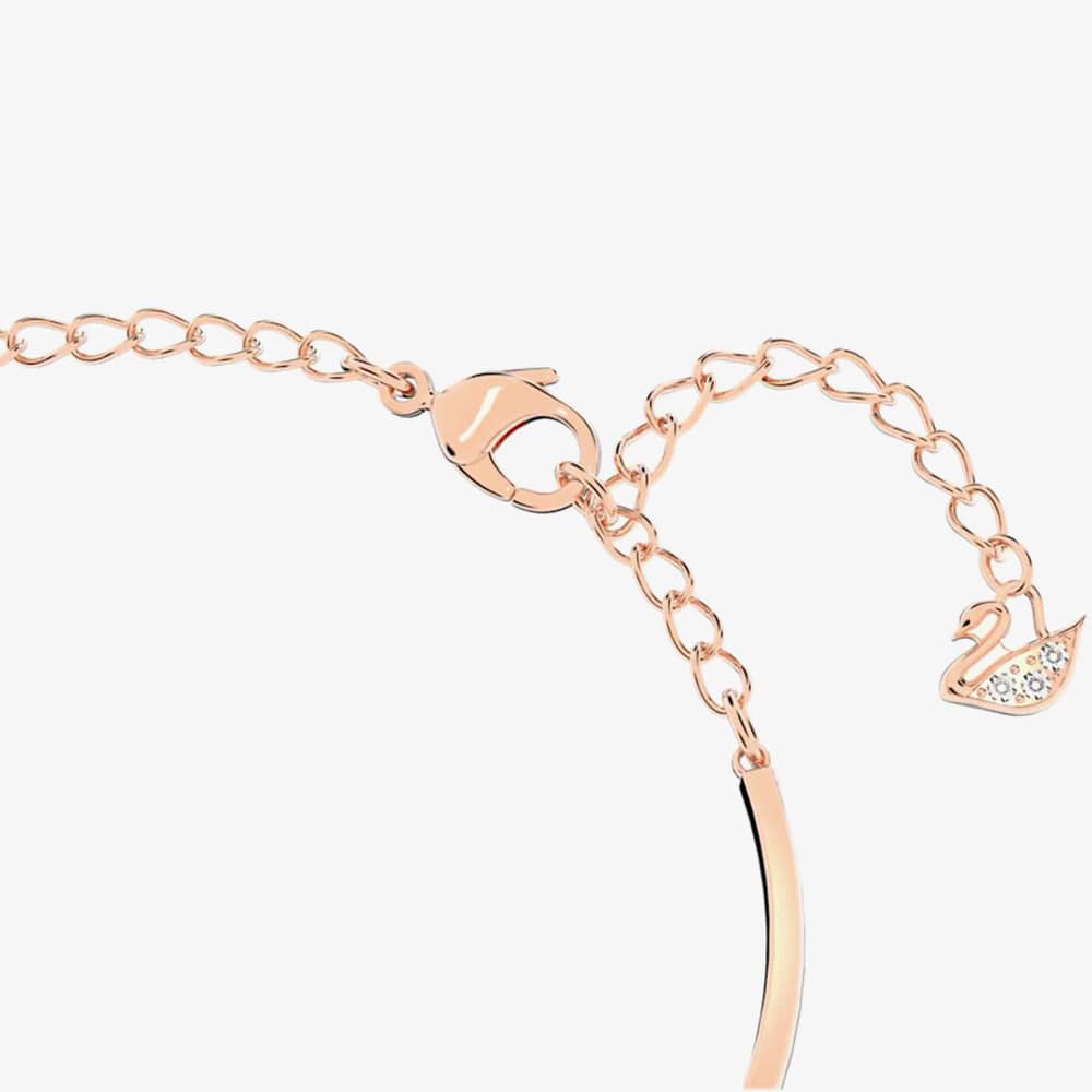 Swarovski Infinity Heart Two Colour White Crystal Bangle 5518869 M