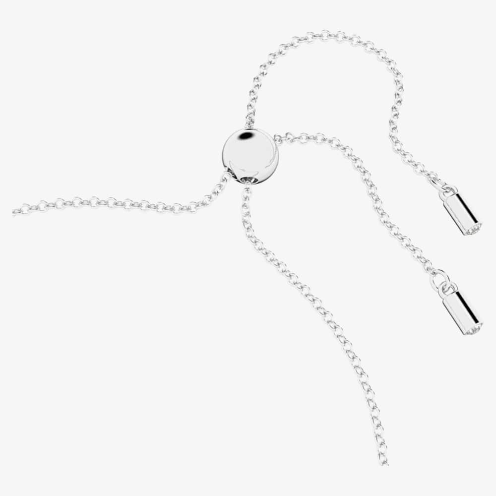Swarovski Infinity Heart White Crystal Toggle Bracelet 5524421 M