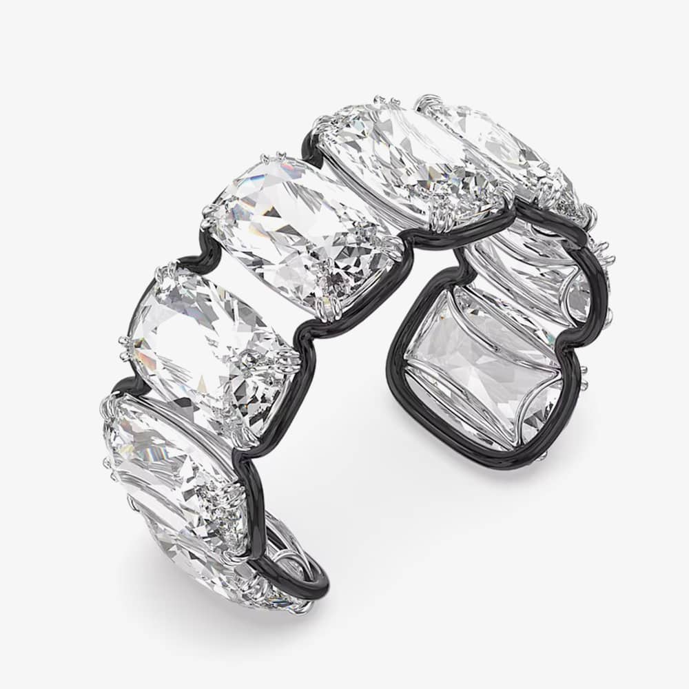 Swarovski Ladies Harmonia Crystal Cuff Bangle 5600039