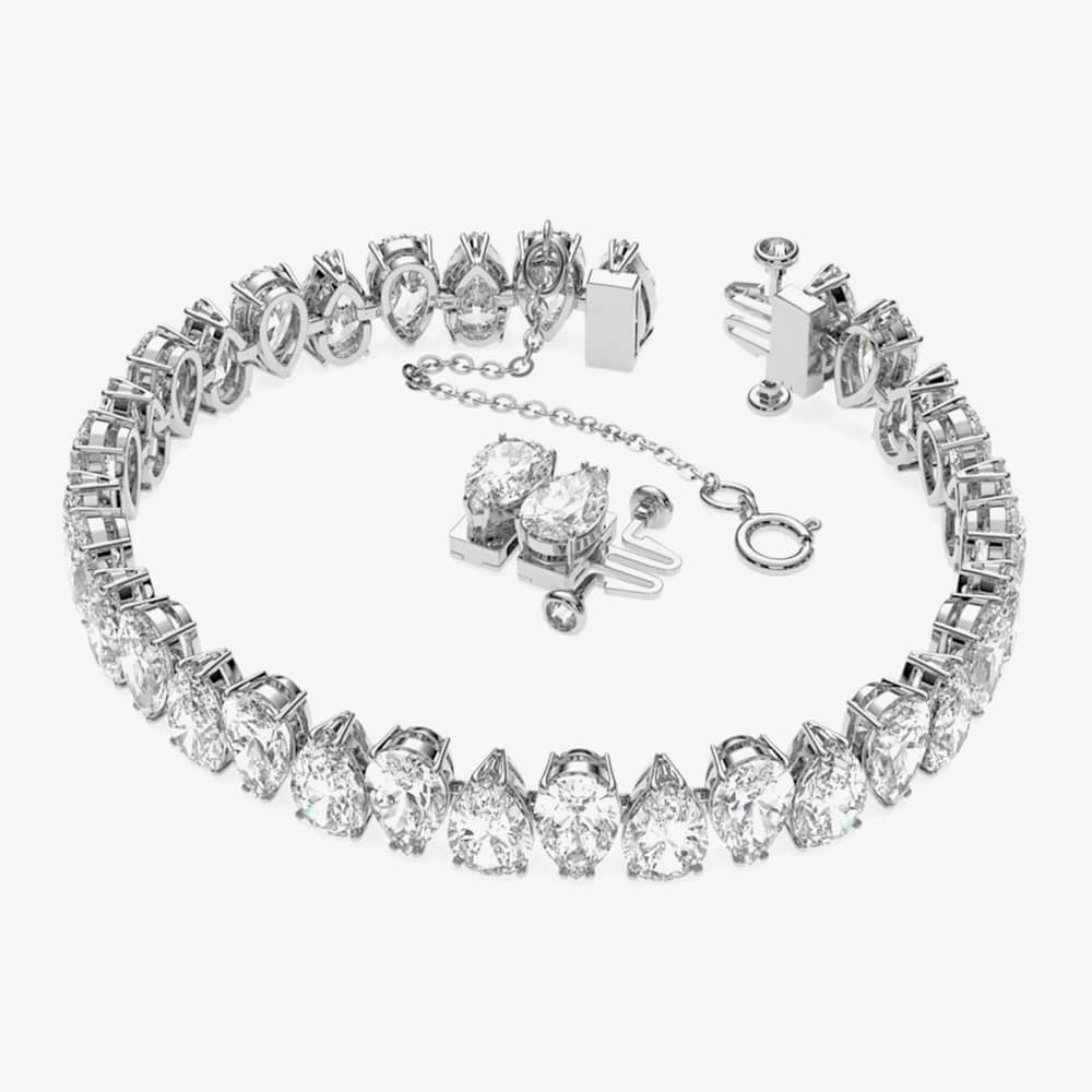 Swarovski Millenia Pear White Crystal Bracelet 5598350