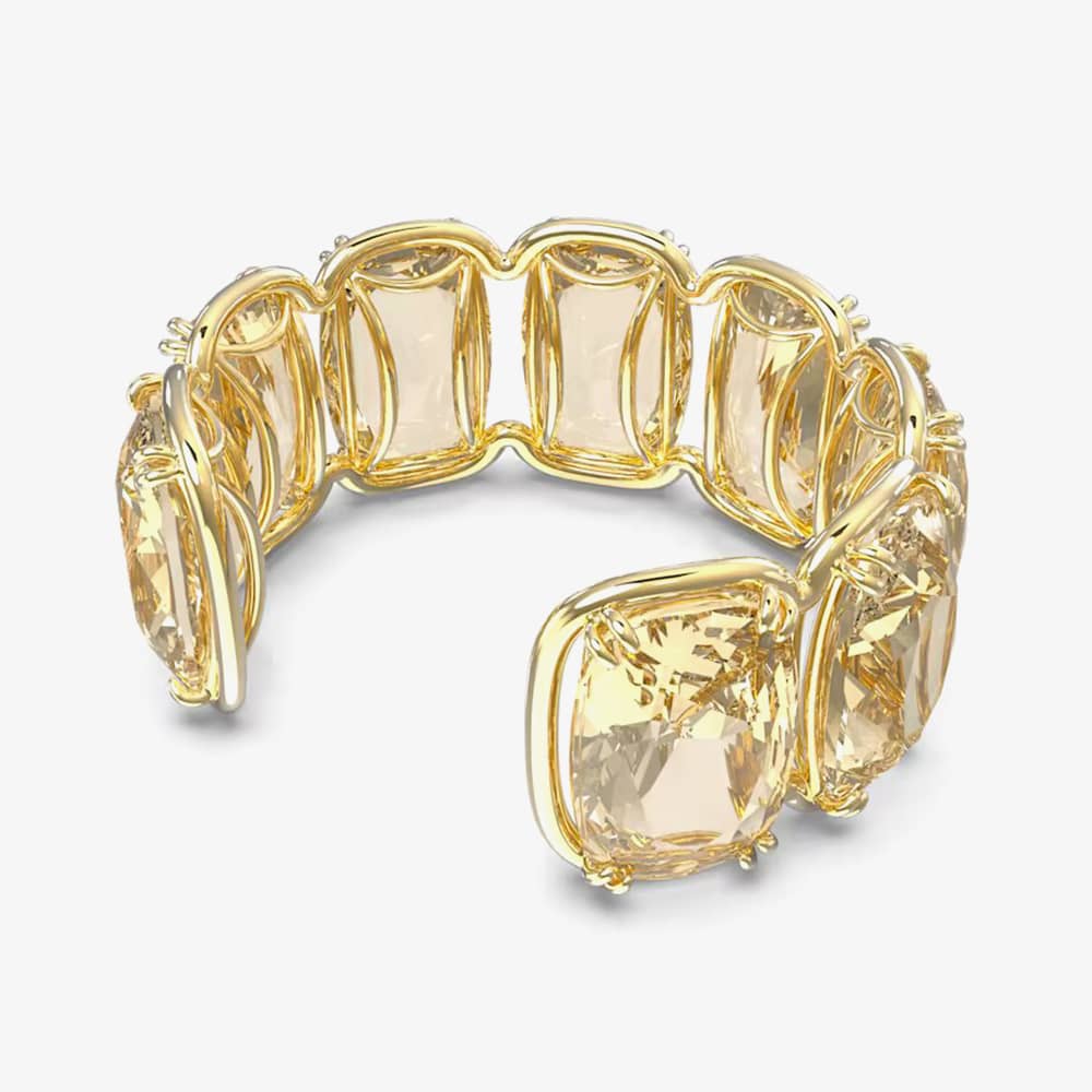 Swarovski Harmonia Gold Tone Plated Yellow Crystal Bangle 5616521