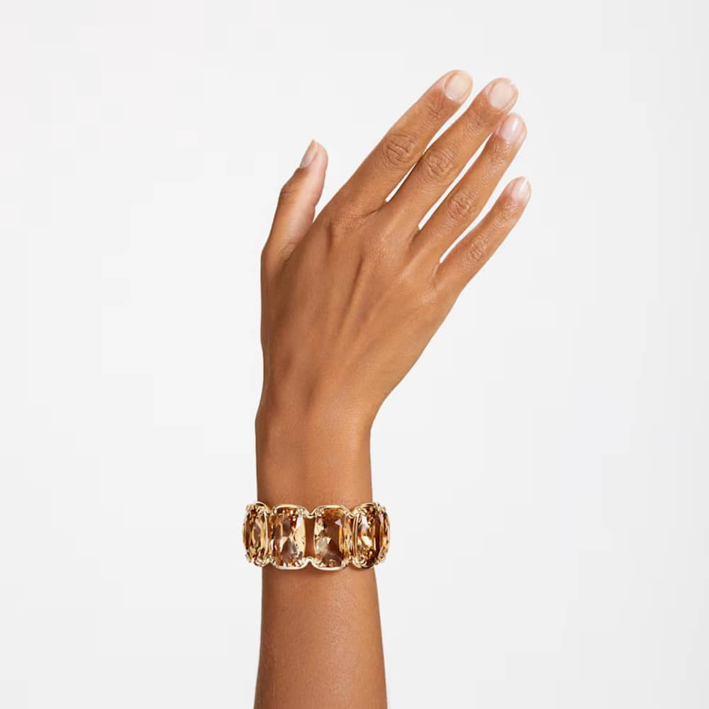 Swarovski Harmonia Gold Tone Plated Yellow Crystal Bangle 5616521