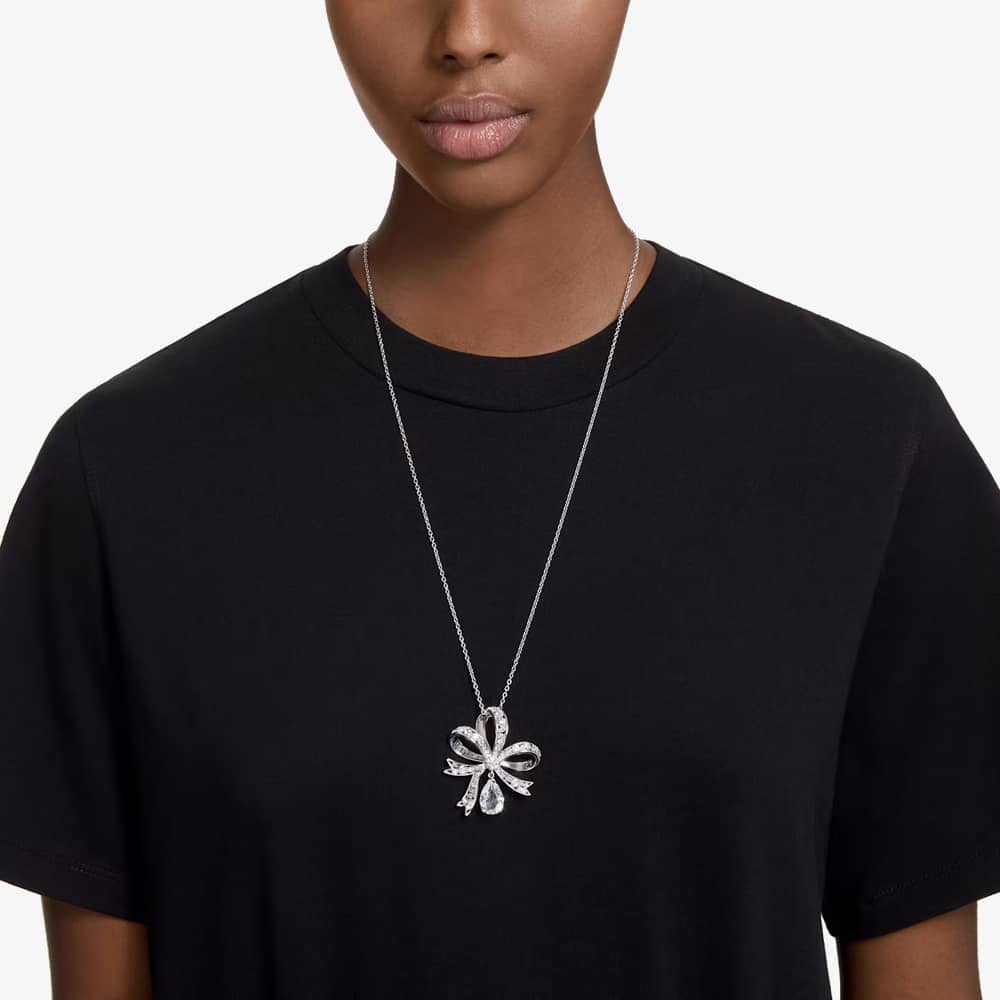 Swarovski Volta Large Bow Pendant Necklace 5647561