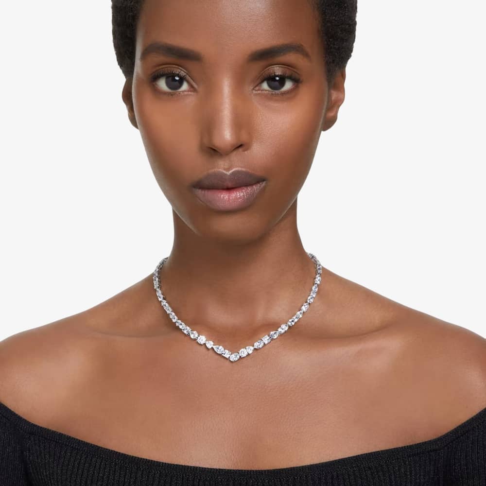 Swarovski Mesmera Mixed Cut Tennis Necklace 5665242