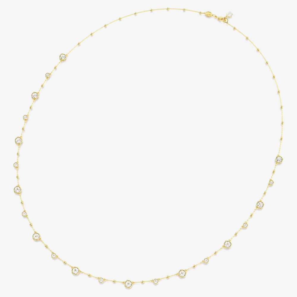 Swarovski Imber Strandage Gold Plated Scattered Necklace 5680091