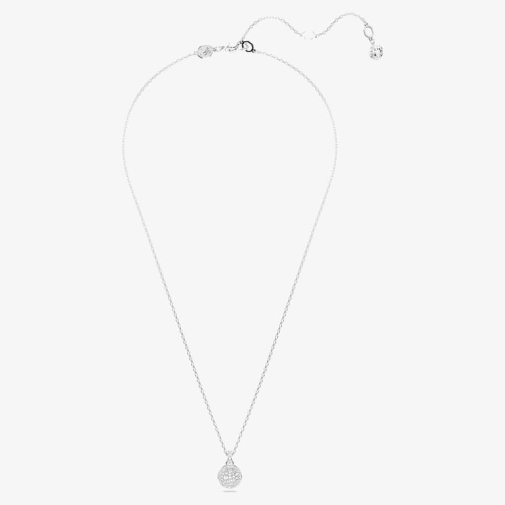 Swarovski Meteora Rhodium Plated Pendant Necklace 5683446