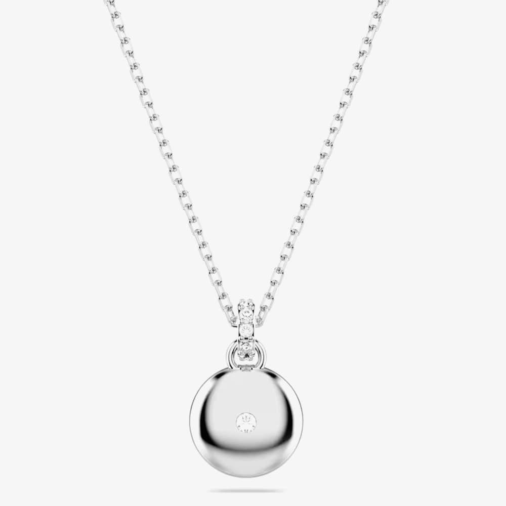Swarovski Meteora Rhodium Plated Pendant Necklace 5683446