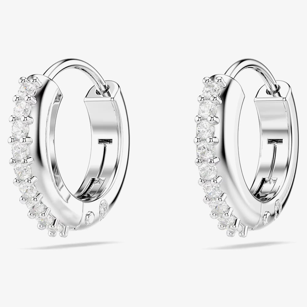 Swarovski Matrix Tennis Crystal Hoop Earrings 5690670