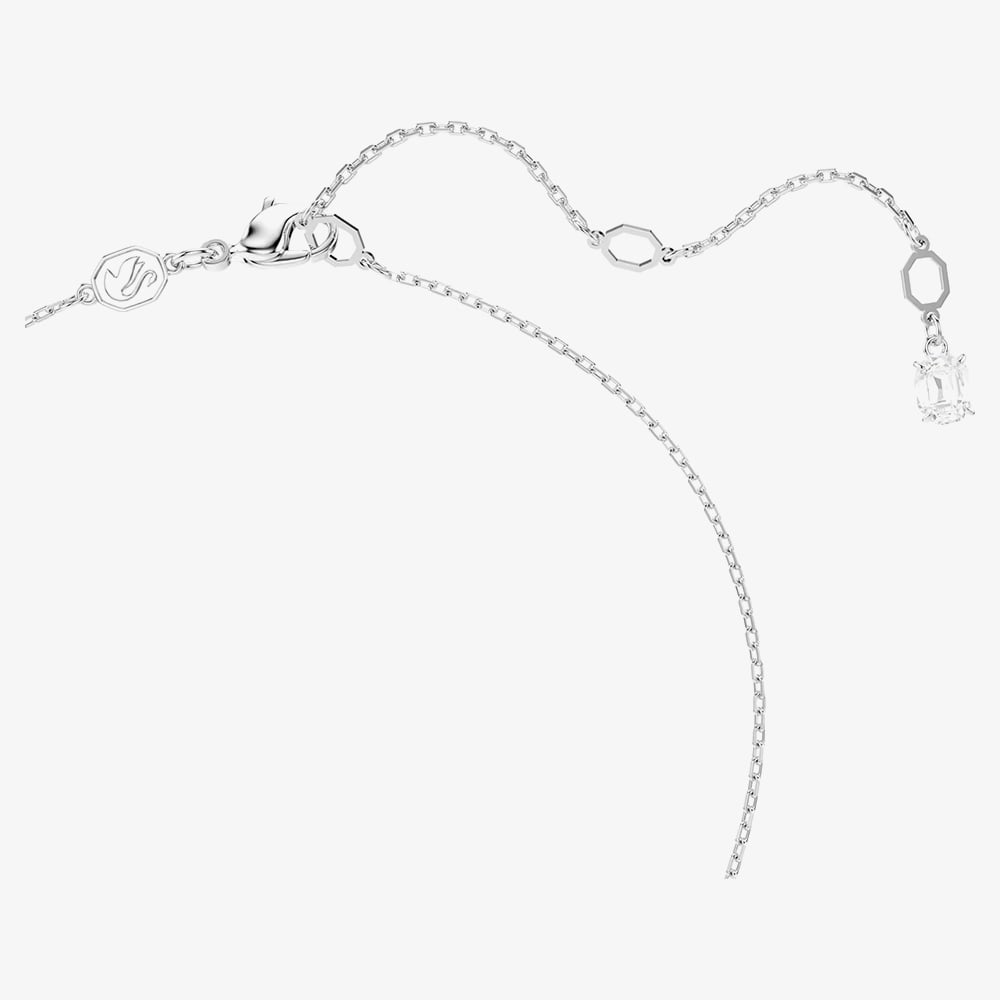 Swarovski Idyllia Rhodium Plated Crystal Snowflake Necklace 5691484