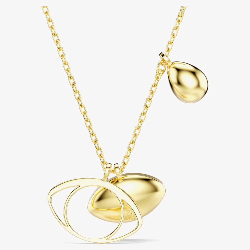 Swarovski Symbolica Gold Tone Plated Evil Eye Necklace 5692178