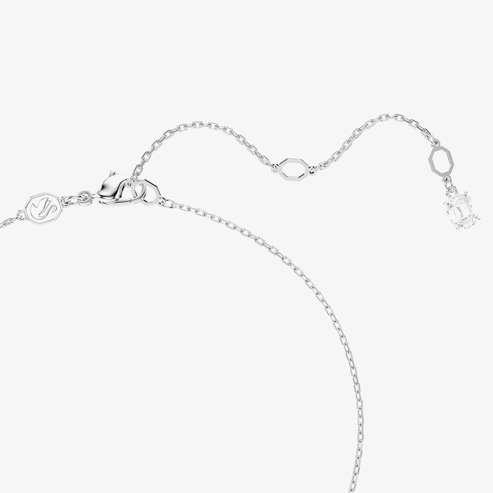Swarovski Matrix Rhodium Plated Crystal Pearl Necklace 5693897
