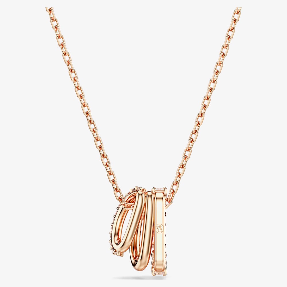 Swarovski Hyperbola Rose Gold Plated Zirconia Necklace 5701494