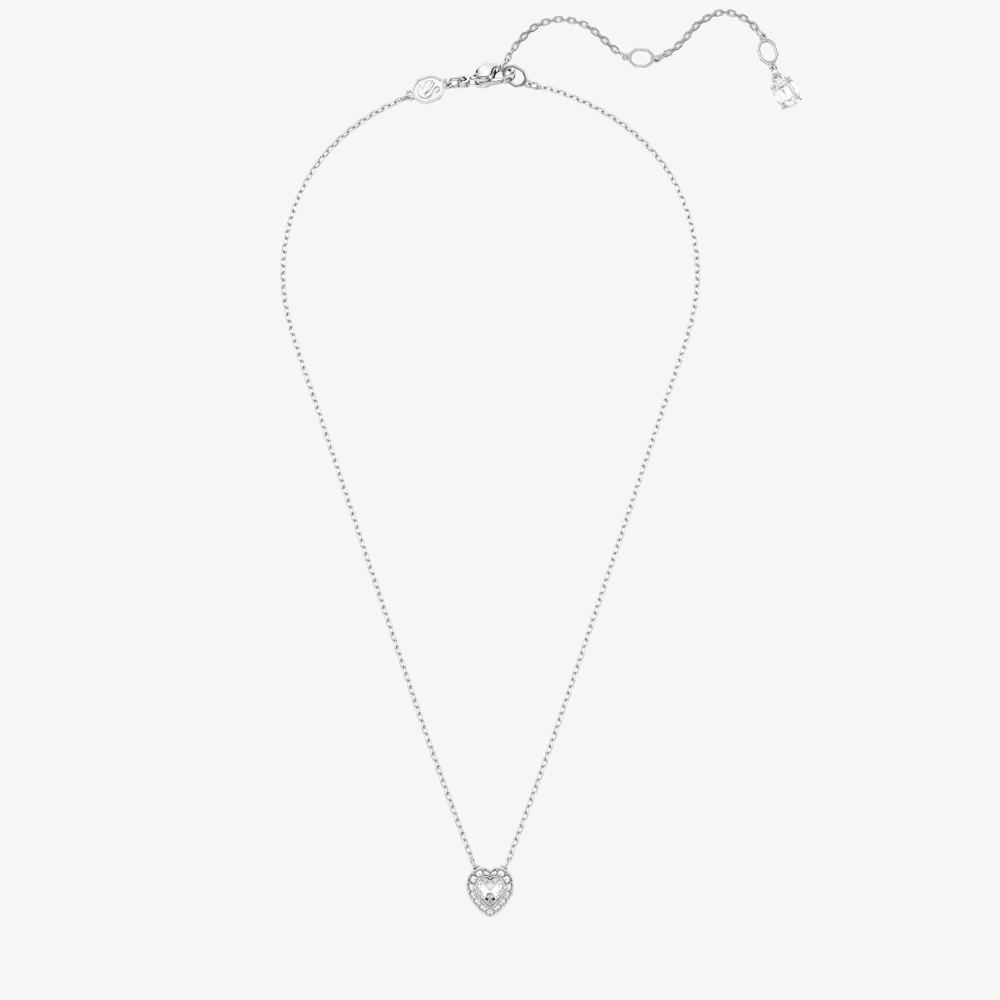 Ariana Grande X Swarovski Capsule White Crystal Heart Pendant Necklace 5720852