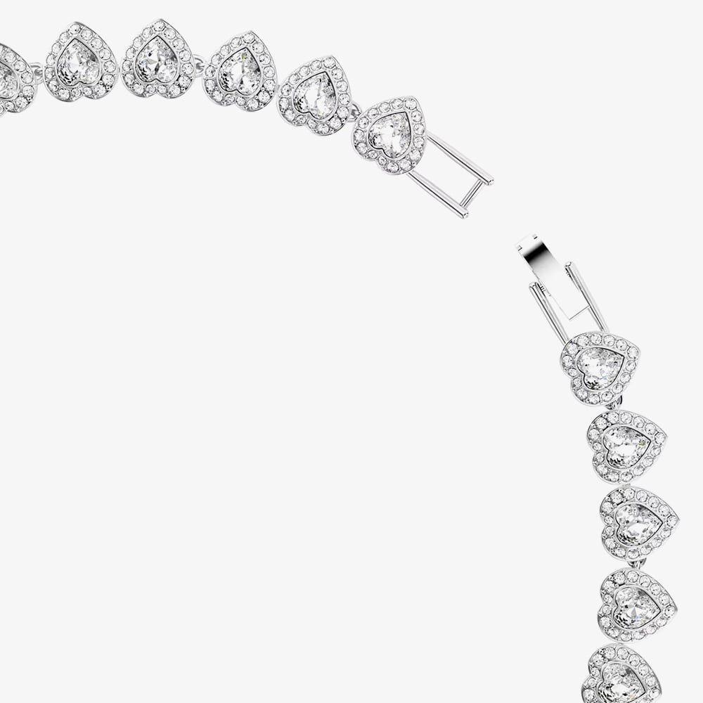 Ariana Grande X Swarovski Capsule White Crystal Heart Necklace 5720857