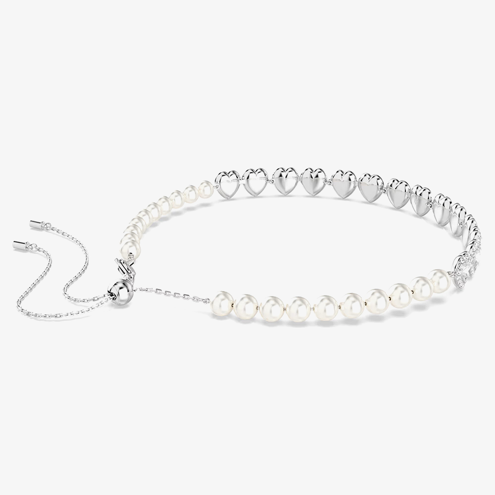 Ariana Grande X Swarovski Capsule White Crystal Heart Choker Necklace 5720861