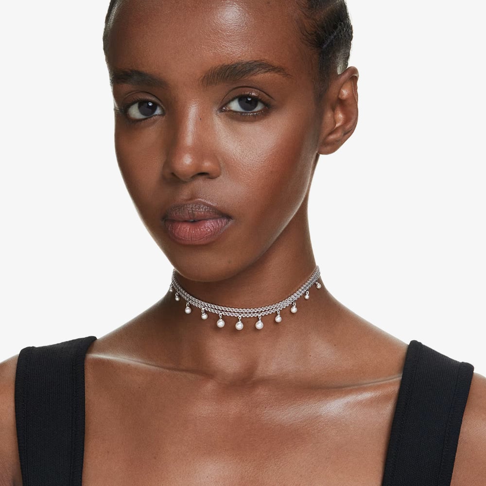 Ariana Grande X Swarovski Capsule White Pearl Choker Necklace 5720865