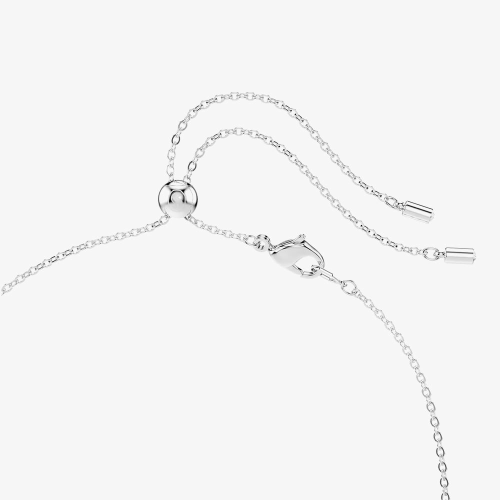 Swarovski Constella Rhodium Plated Mixed Cut White Crystal Necklace 5722473