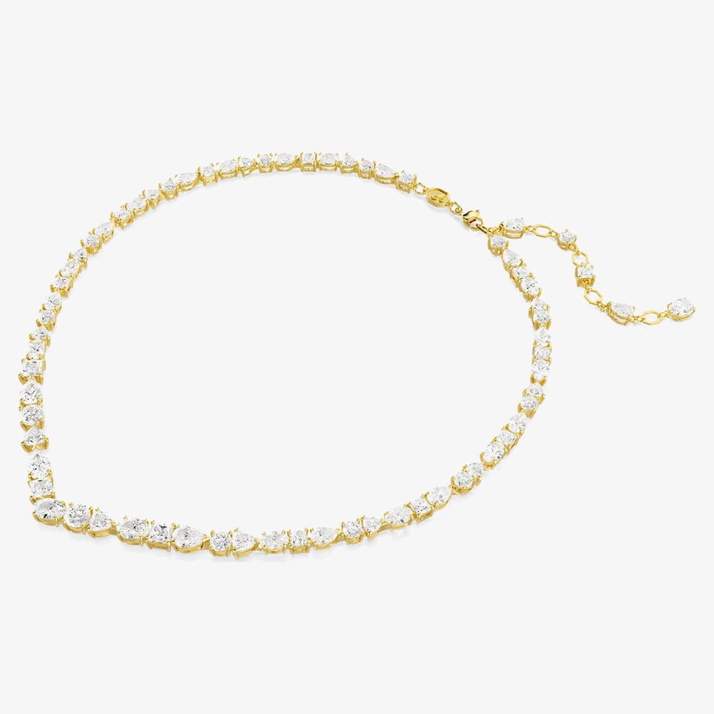 Swarovski Mesmera Gold Tone Plated Zirconia Necklace 5743826
