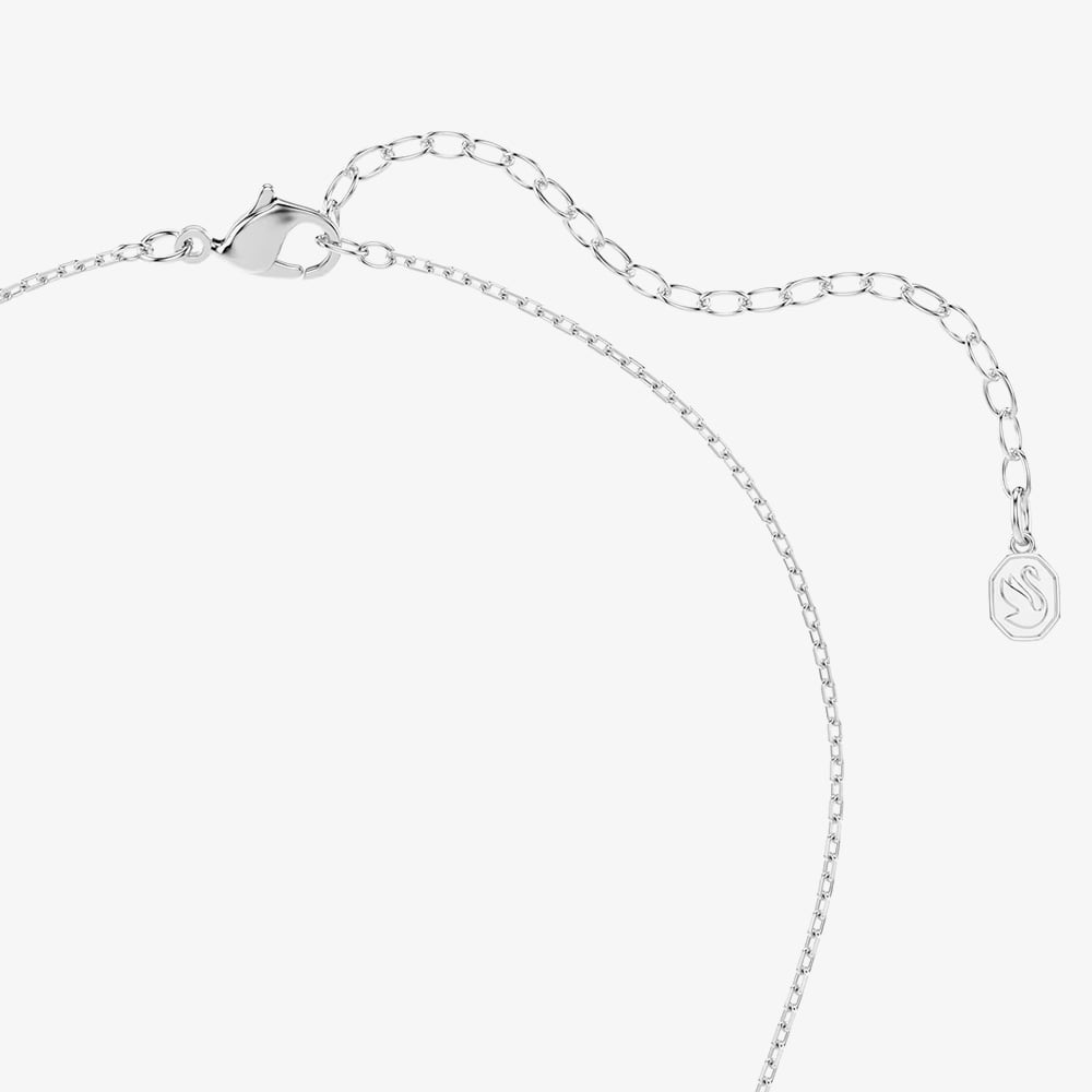 Swarovski Hyperbola Rhodium Plated Three Hoop Necklace 5737064