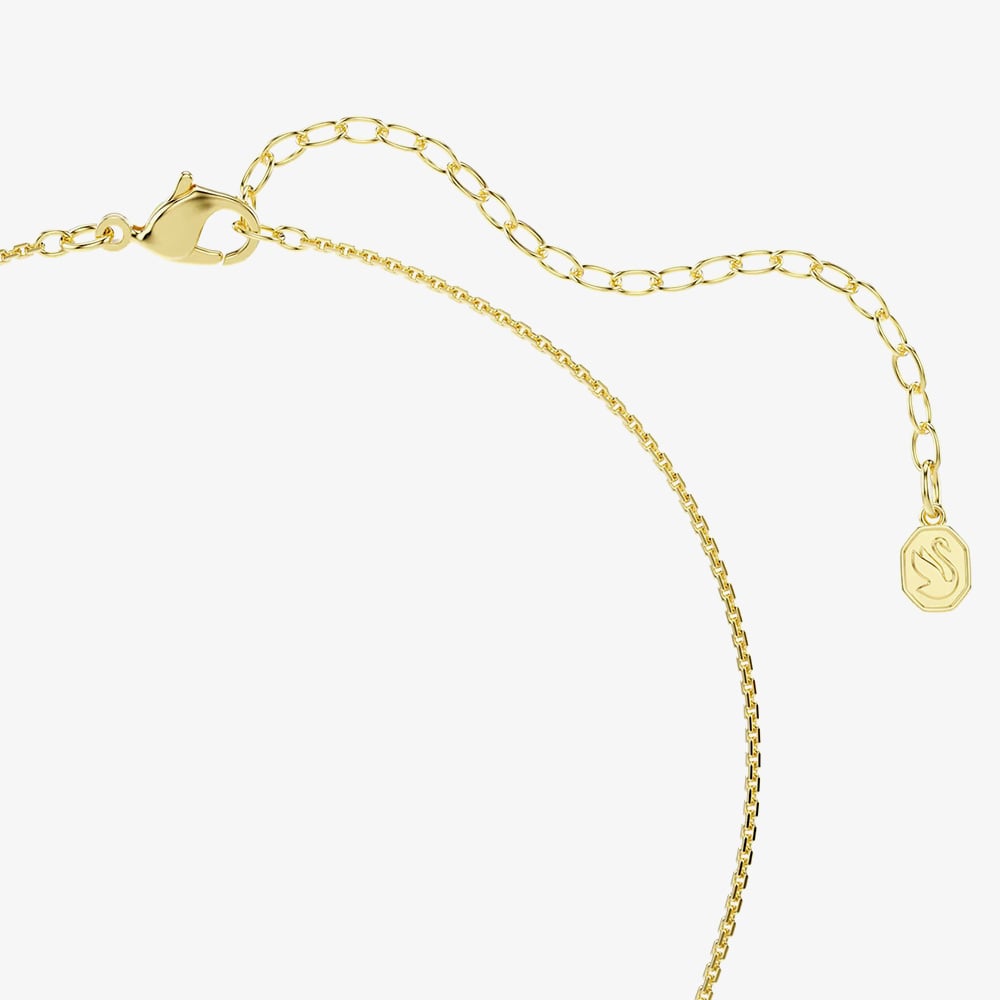Swarovski Hyperbola Gold Tone Plated Dancing Stone Necklace 5738248