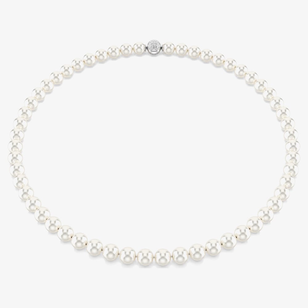 Click to view product details and reviews for Swarovski Matrix Rhodium Plated White Crystal Pearl Necklace 5747746. Click to view product details and reviews for Swarovski Matrix Rhodium Plated White Crystal Pearl Necklace 5747746.