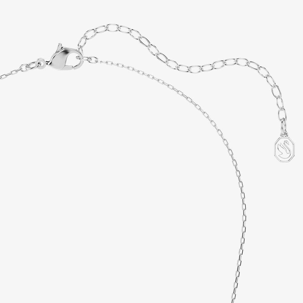 Swarovski Idyllia Rhodium Plated Crystal Arrow Necklace 5737293