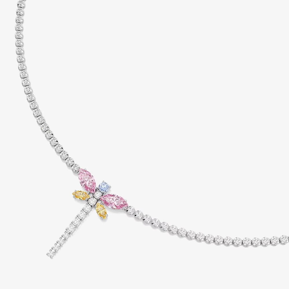 Swarovski Ariana Grande x Swarovski Zirconia Dragonfly Necklace 5737425