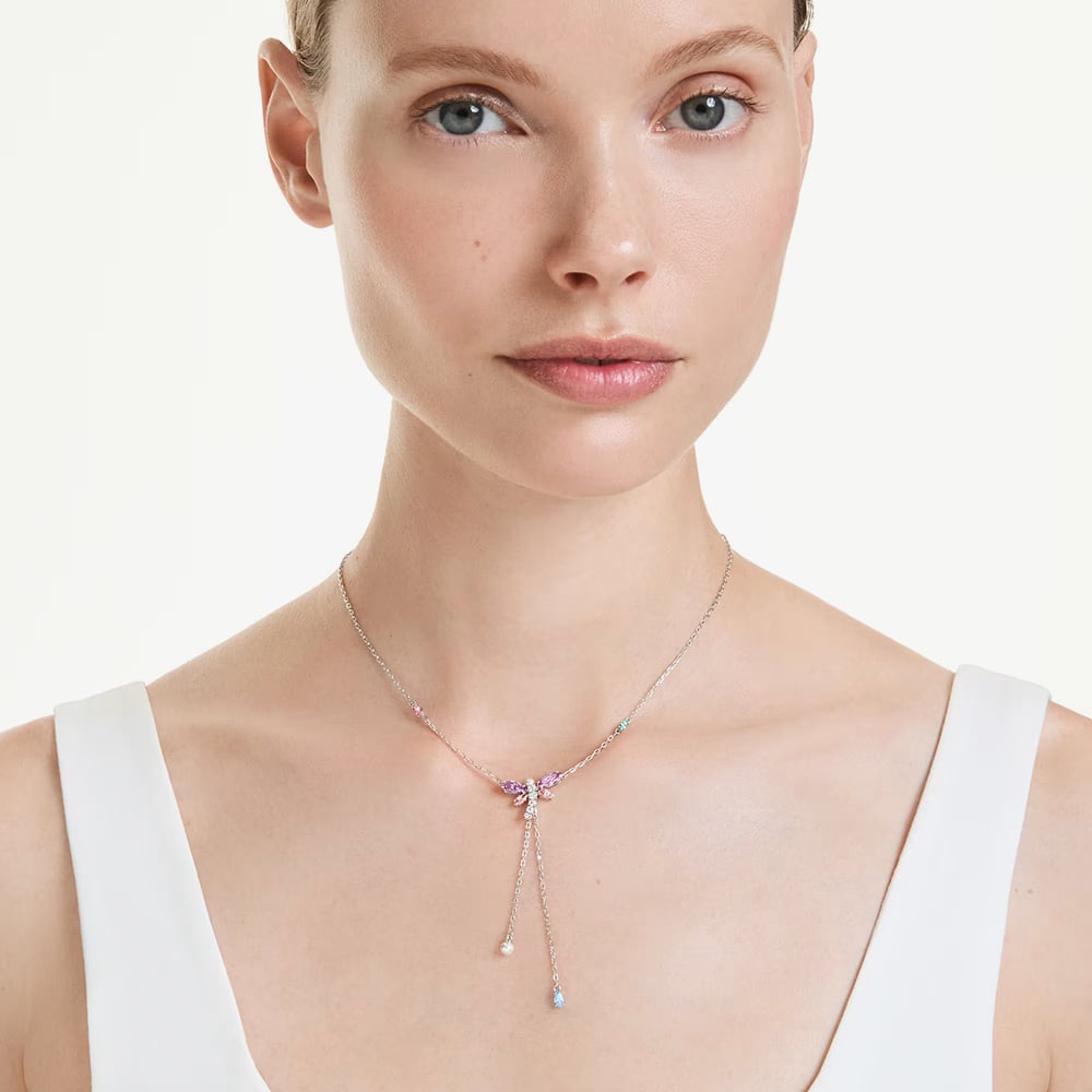 Swarovski Ariana Grande x Swarovski Multicoloured Dragonfly Y Necklace 5749183