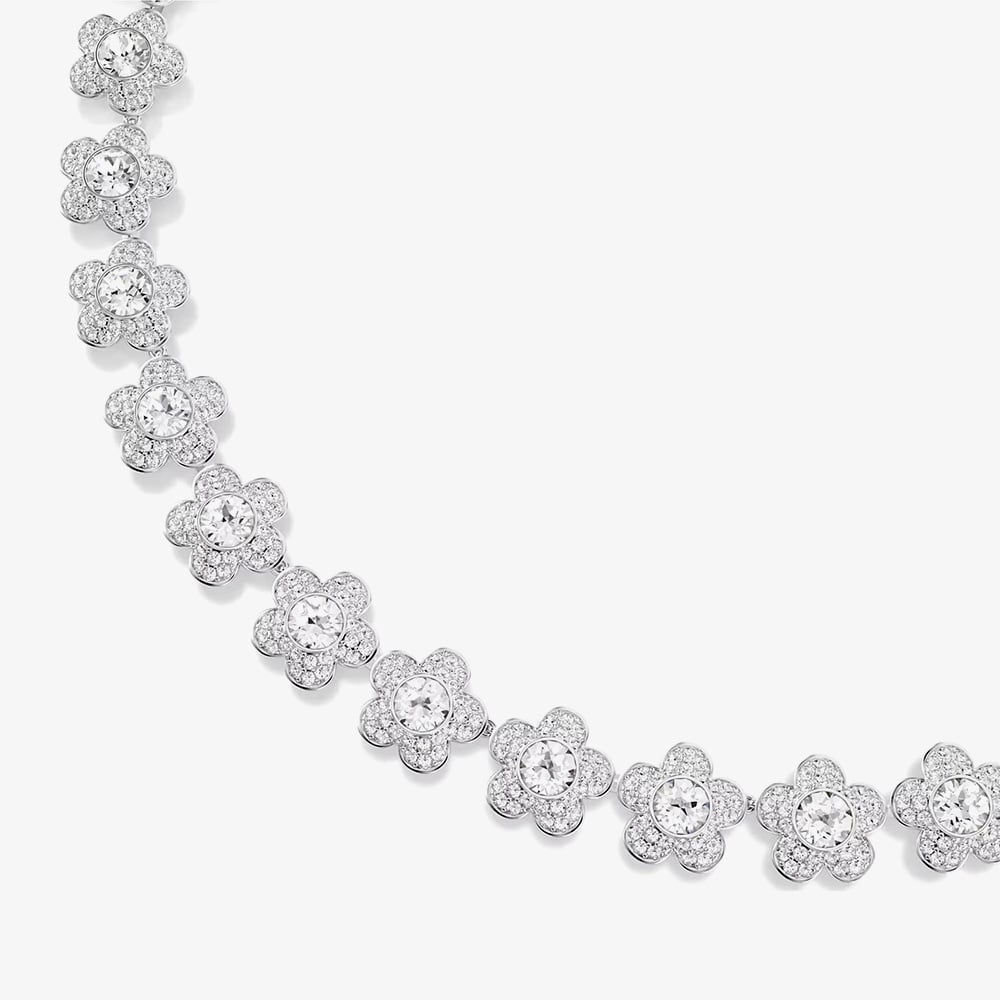 Swarovski Ariana Grande x Swarovski Crystal Flower Chain Necklace 5749179