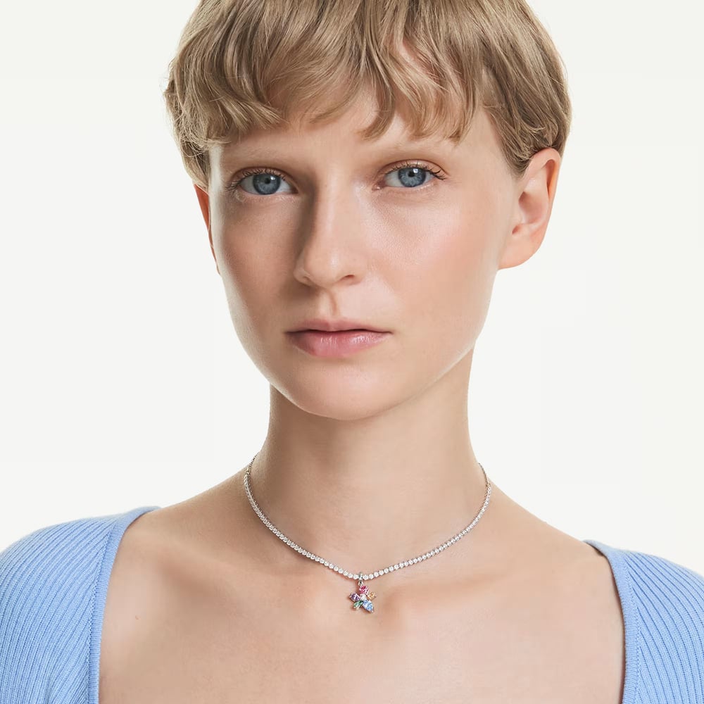 Swarovski Ariana Grande x Swarovski Crystal Flower Choker Necklace 5749189