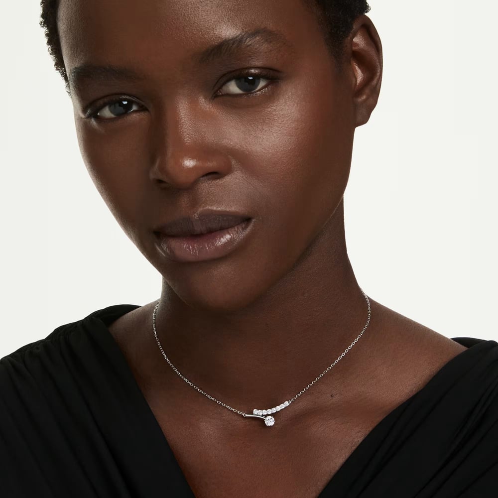 Swarovski Matrix Rhodium Plated Pendant 5753568