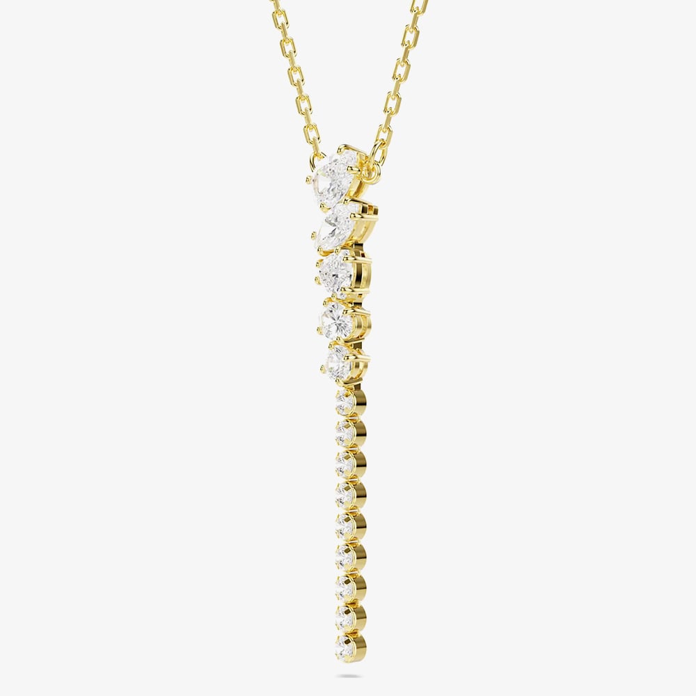 Swarovski Mesmera 18ct Yellow Gold Plated Y Pendant 5747997