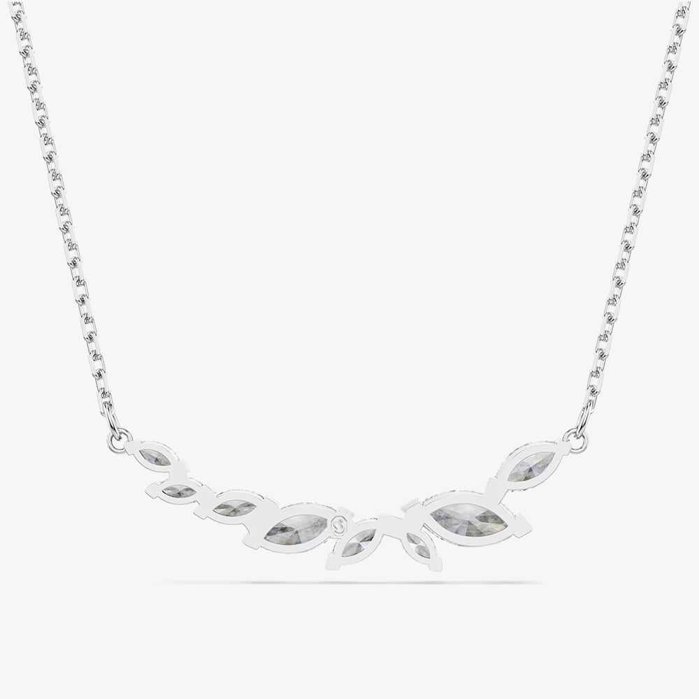 Swarovski Mesmera Rhodium Plated Marquise Cut Pendant 5759838