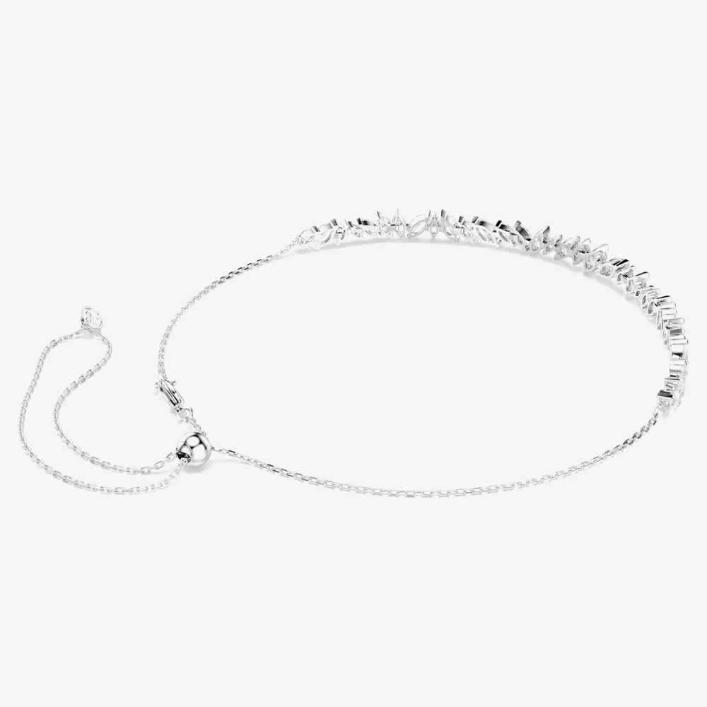 Swarovski Mesmera Rhodium Plated Marquise Cut Choker Necklace 5755905