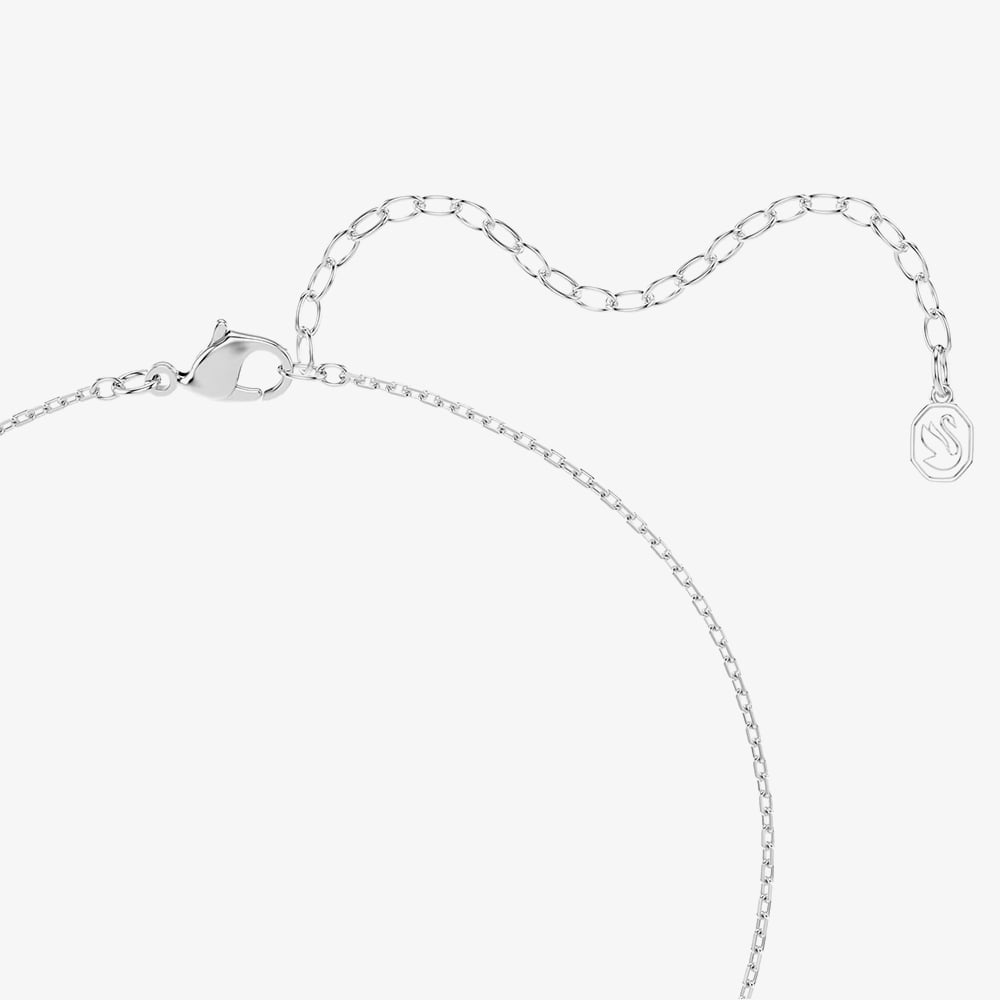 Swarovski Millenia Rhodium Plated Cushion Cut Blue Pendant 5760057