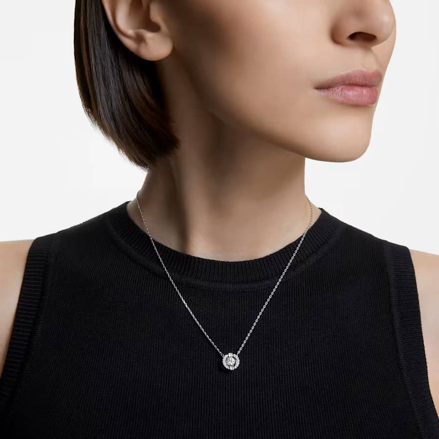 Swarovski Sparkling Silver Dancing Crystal Necklace 5286137