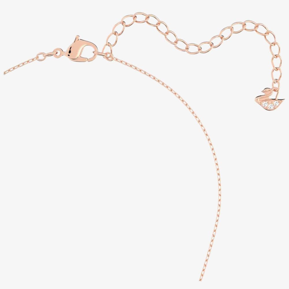Swarovski Infinity Heart Two Colour White Crystal Necklace 5518865