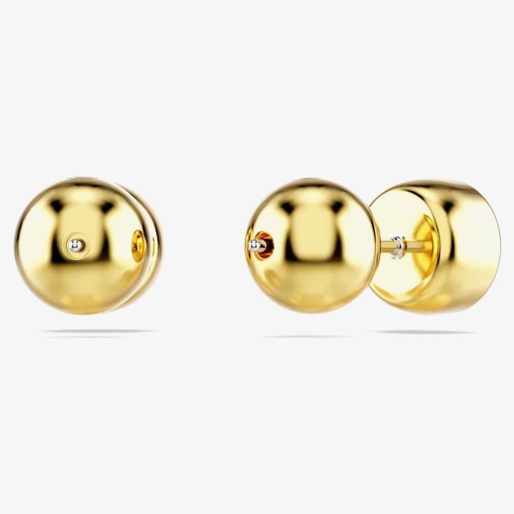 Swarovski Imber Gold Plated White Crystal Stud Earrings 5681552