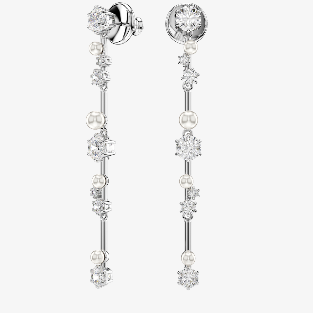 Swarovski Constella Pearl Drop Earrings 5705614