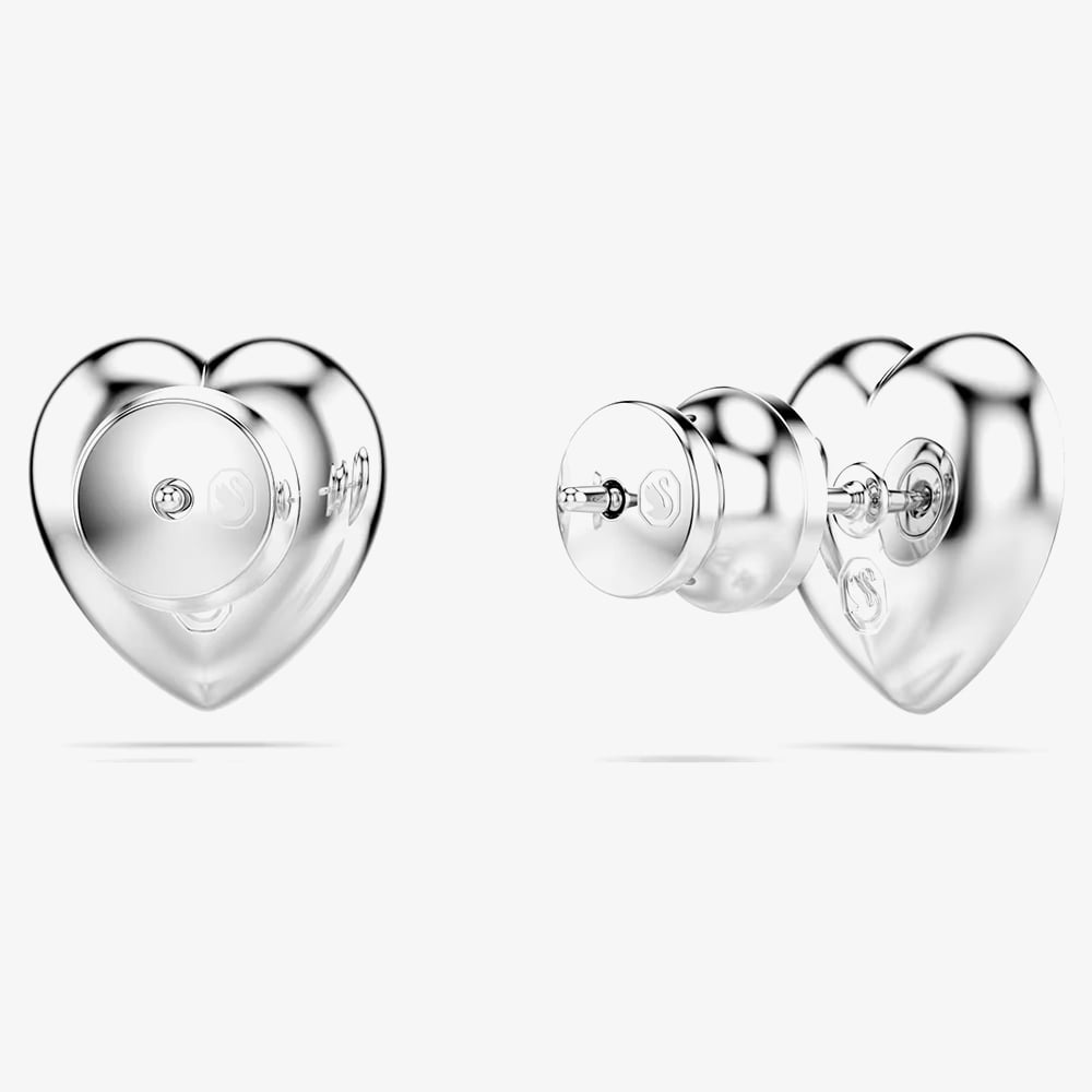 Ariana Grande X Swarovski Capsule White Crystal Heart Stud Earrings 5720859