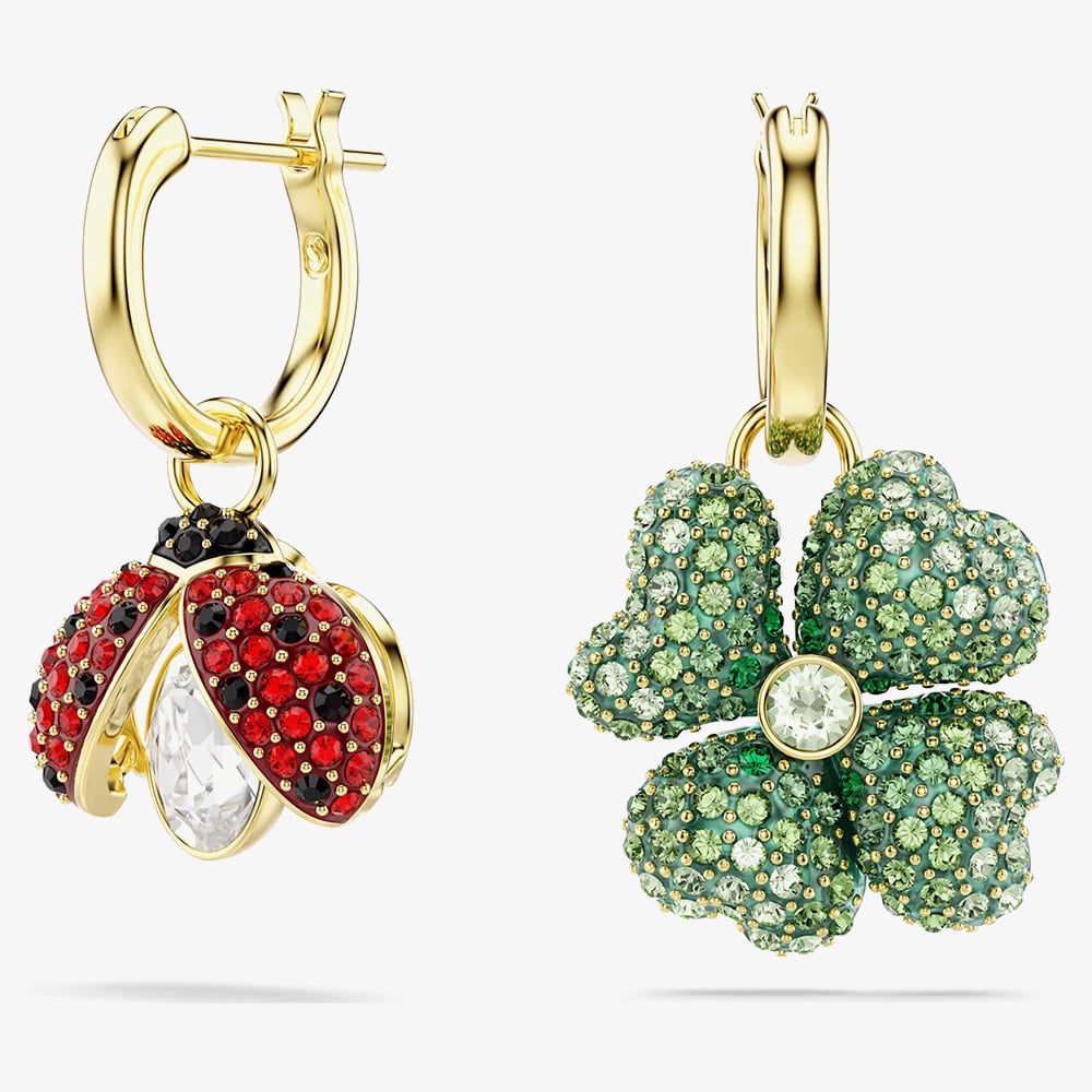 Swarovski Idyllia Gold Tone Plated Interchangeable Earring Set 5742681