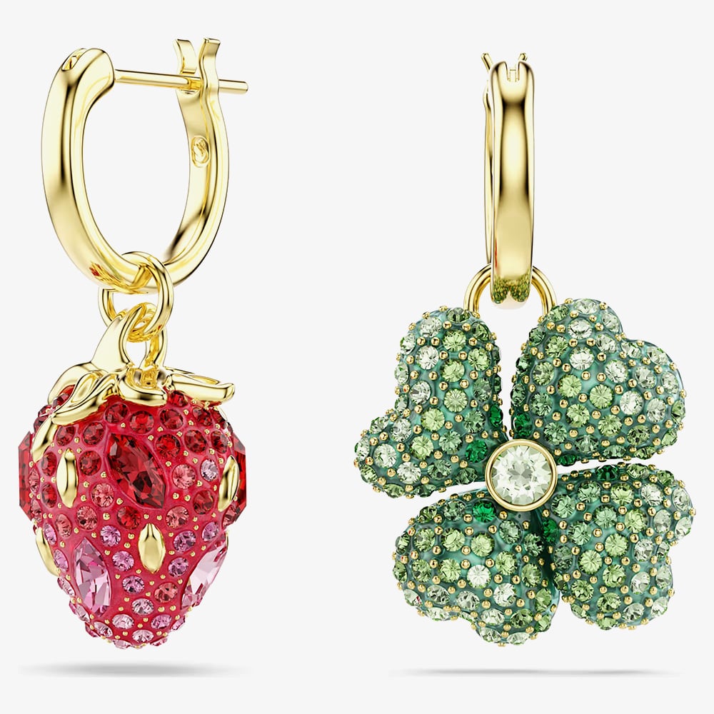 Swarovski Idyllia Gold Tone Plated Interchangeable Earring Set 5742681